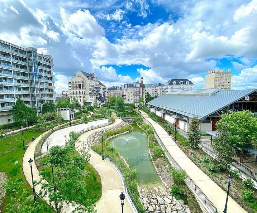 Sublime Appartement 4 Etoiles Neuf T3 Aputeaux 61M2 Proche La Defense, 10M2 De Terrasse Avec Magnifique Vue Esterno foto