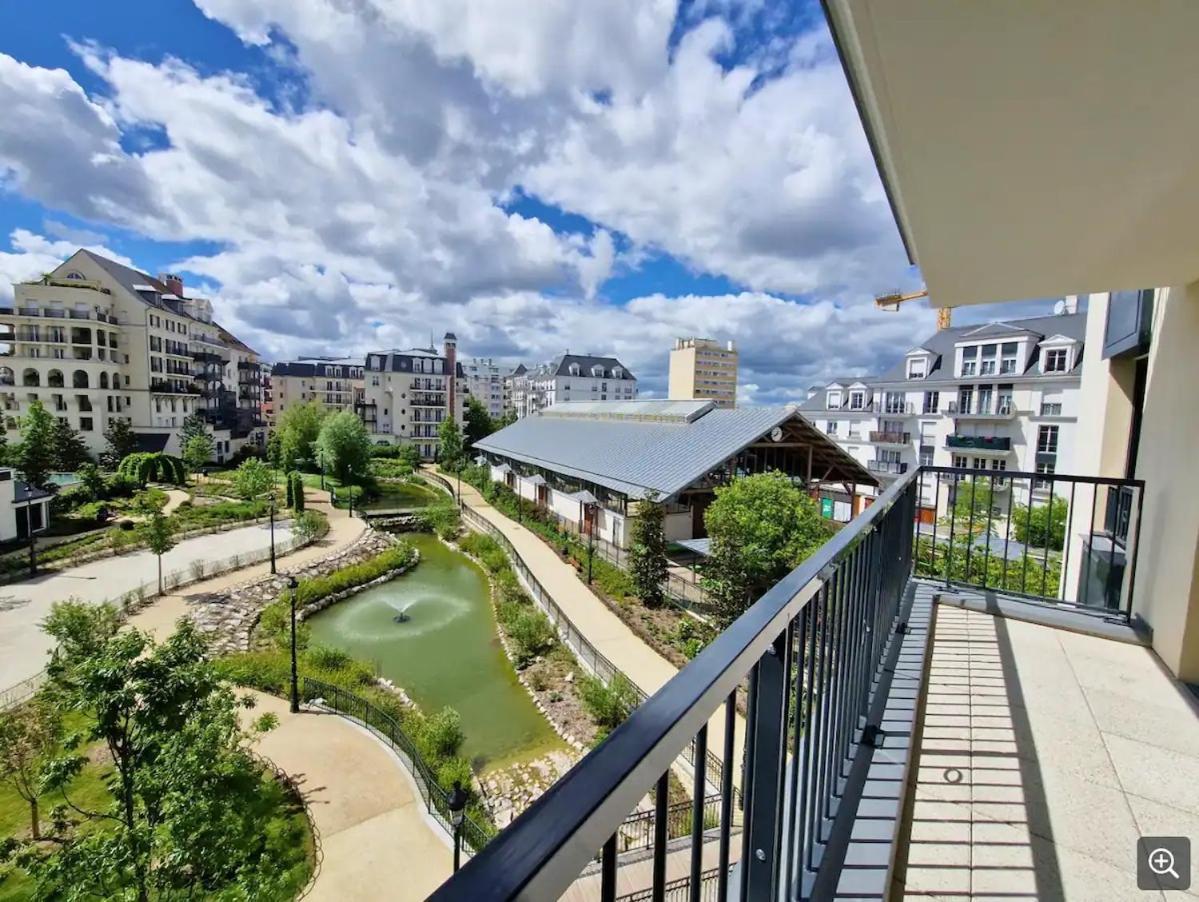 Sublime Appartement 4 Etoiles Neuf T3 Aputeaux 61M2 Proche La Defense, 10M2 De Terrasse Avec Magnifique Vue Esterno foto